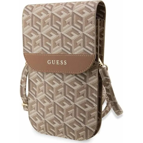 Guess Handbag GUWBHGCFSEW brown/brown GCube Stripe - (GUE002886-0)