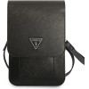 Guess Handbag GUWBSATMBK black / black Saffiano Triangle - (GUE002049-0)
