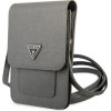 Guess Handbag GUWBSATMGR gray / gray Saffiano Triangle - (GUE002050-0)