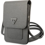 Guess Handbag GUWBSATMGR gray / gray Saffiano Triangle - (GUE002050-0)