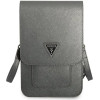 Guess Handbag GUWBSATMGR gray / gray Saffiano Triangle - (GUE002050-0)