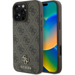 Guess HC PU 4G Small 4G and Classic Case for iPhone 16 Pro MagSafe - Brown - (GUE004367-0)