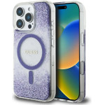 Guess HC Resin Bottom Glitter MagSafe case for iPhone 16 Pro Max - purple - (GUE004361-0)