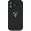 Guess Hot Stamp 4G Pattern Triangle Metal Logo case for iPhone 16 - black - (GUE004406-0)