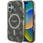Guess IML 4G Background MagSafe iPhone 16 Case - Brown - (GUE003968-0)