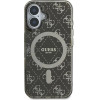 Guess IML 4G Background MagSafe iPhone 16 Plus Case - Brown - (GUE003969-0)