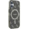 Guess IML 4G Background MagSafe iPhone 16 Plus Case - Brown - (GUE003969-0)