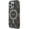 Guess IML 4G Background MagSafe iPhone 16 Pro Case - Brown - (GUE003970-0)