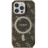 Guess IML 4G Background MagSafe iPhone 16 Pro Case - Brown - (GUE003970-0)