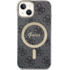 Guess IML 4G MagSafe case for iPhone 15 - black - (GUE003380-0)