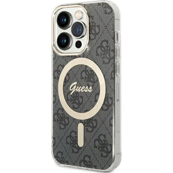 Guess IML 4G MagSafe case for iPhone 15 Pro - black - (GUE003381-0)