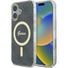 Guess IML 4G MagSafe Case for iPhone 16 Plus - Black - (GUE004090-0)