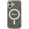 Guess IML 4G MagSafe Case for iPhone 16 Plus - Black - (GUE004090-0)