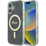 Guess IML 4G MagSafe iPhone 16 Case - Black - (GUE004028-0)