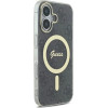 Guess IML 4G MagSafe iPhone 16 Case - Black - (GUE004028-0)