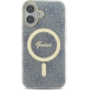 Guess IML 4G MagSafe iPhone 16 Case - Blue - (GUE004034-0)