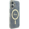Guess IML 4G MagSafe iPhone 16 Case - Blue - (GUE004034-0)
