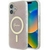 Guess IML 4G MagSafe iPhone 16 Case - Pink - (GUE004037-0)
