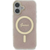 Guess IML 4G MagSafe iPhone 16 Case - Pink - (GUE004037-0)