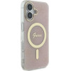 Guess IML 4G MagSafe iPhone 16 Case - Pink - (GUE004037-0)