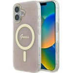 Guess IML 4G MagSafe iPhone 16 Plus Case - Pink - (GUE004092-0)