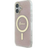 Guess IML 4G MagSafe iPhone 16 Plus Case - Pink - (GUE004092-0)