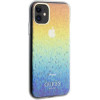 Guess IML Faceted Mirror Disco Iridescent case for iPhone 11 / Xr - multicolor - (GUE003398-0)