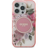 Guess IML Flower & Tonal Circle MagSafe iPhone 16 Pro Max Case - Pink - (GUE003999-0)