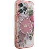 Guess IML Flower & Tonal Circle MagSafe iPhone 16 Pro Max Case - Pink - (GUE003999-0)