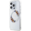 Guess IML Flowers Wreatch MagSafe case for iPhone 15 Pro - transparent - (GUE003497-0)