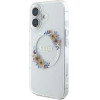 Guess IML Flowers Wreath MagSafe iPhone 16 Plus Case - Clear - (GUE004045-0)