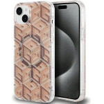 Guess IML GCube MagSafe case for iPhone 15 / 14 / 13 - brown - (GUE003507-0)