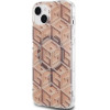 Guess IML GCube MagSafe case for iPhone 15 Plus / 14 Plus - brown - (GUE003508-0)