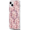 Guess IML GCube MagSafe case for iPhone 15 Plus / 14 Plus - pink - (GUE003504-0)