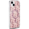 Guess IML GCube MagSafe case for iPhone 15 Plus / 14 Plus - pink - (GUE003504-0)