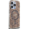 Guess IML GCube MagSafe case for iPhone 15 Pro - brown - (GUE003509-0)