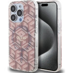 Guess IML GCube MagSafe case for iPhone 15 Pro - pink - (GUE003505-0)