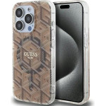 Guess IML GCube MagSafe case for iPhone 15 Pro Max - brown - (GUE003510-0)