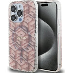 Guess IML GCube MagSafe case for iPhone 15 Pro Max - pink - (GUE003506-0)