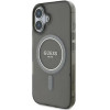 Guess IML Glitter Circle MagSafe case for iPhone 16 - black - (GUE003856-0)