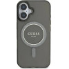 Guess IML Glitter Circle MagSafe case for iPhone 16 - black - (GUE003856-0)