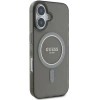 Guess IML Glitter Circle MagSafe case for iPhone 16 - black - (GUE003856-0)