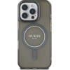 Guess IML Glitter Circle MagSafe case for iPhone 16 Pro - black - (GUE004126-0)