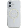 Guess IML Glitter Circle MagSafe iPhone 16 Case - Clear - (GUE003990-0)
