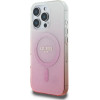 Guess IML Glitter Gradient MagSafe Case for iPhone 16 Pro Max - Pink - (GUE003967-0)