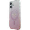 Guess IML Glitter Gradient MagSafe iPhone 16 Case - Pink - (GUE003964-0)