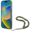 Guess IML Glitter With Pearl Strap MagSafe case for iPhone 16 Pro Max - green - (GUE003928-0)