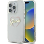 Guess IML Heart Case for iPhone 16 Pro - Transparent - (GUE003988-0)