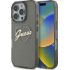 Guess IML Heart Case for iPhone 16 Pro Max - Black - (GUE003982-0)