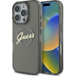 Guess IML Heart Case for iPhone 16 Pro Max - Black - (GUE003982-0)